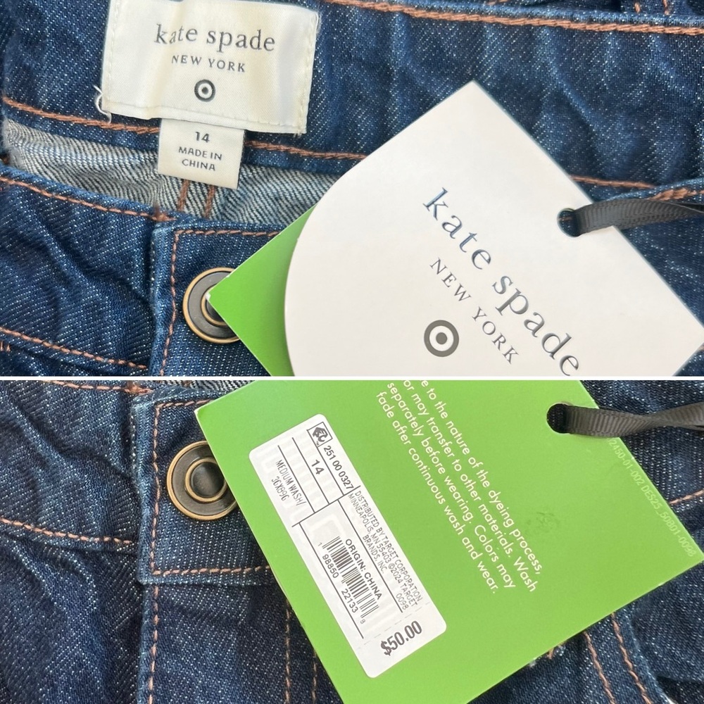 Kate Spade Jeans, Dark Indigo Ankle, for Target, Multiple Sizes - Picture 12 of 13
